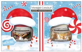 Küünalde komplekt, lõhna Yankee Candle Home Inspiration North Pole, 208 g, 2 tk, mitmevärviline