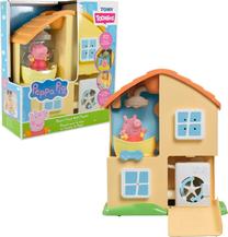Vonios žaislų rinkinys, žaidimų nameliai Tomy Peppa Pig, įvairių spalvų
