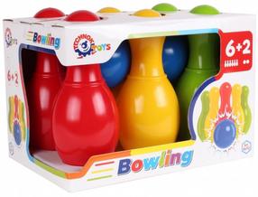 Кегли Technok Bowling, 59 см x 27 см, многоцветный