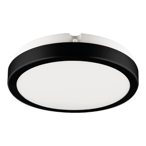Lampa griesti Eko-Light Vera EKP0469, LED, 4000 °K, 1 x 12 W, balta krās./melna krās. / balta krās., 18 x 18 cm