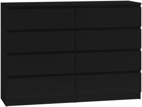 Комод Malwa M8, черный цв., 97 см x 40 см x 138 см