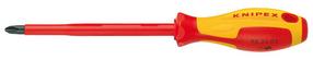 Отвертка Knipex Phillips 98 24 00, перекрестный, изолированный, 16.2 см
