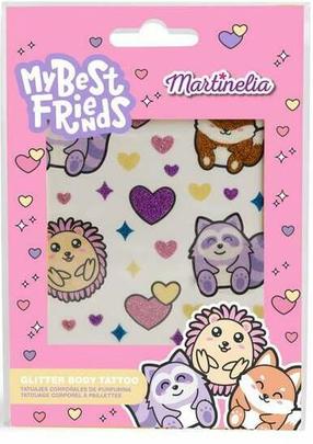 Bērnu ķermeņa kopšanas komplekts Martinelia My Best Friends Glitter Tattoo