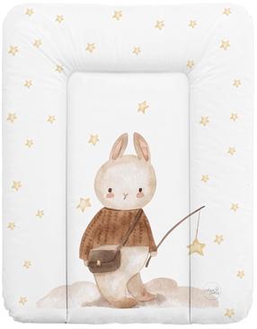Vystymo kilimėlis Ceba Baby Basic Dreamer, 70 cm x 50 cm, balta sp./geltona sp./ruda sp.