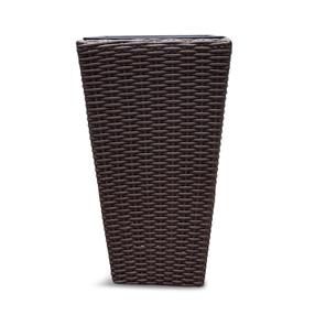 Gėlių vazonas Domoletti 53000011099, plastikinis, Ø 28 cm, ruda sp.