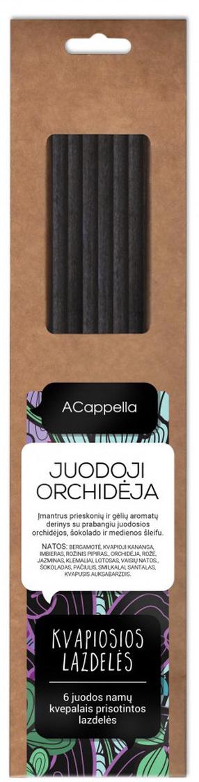 Kodulõhnastaja, lõhnapulk ACappella Black Orchid, 6 tk