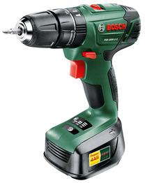 Akumuliatorinis suktuvas-gręžtuvas su akumuliatoriumi Bosch Green 06039A3320, 18 V, 1.5 Ah