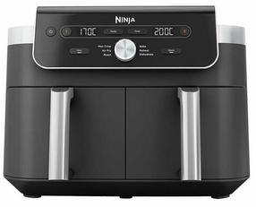 Karšto oro gruzdintuvė Ninja Dual Zone XL DZ901EU, pilka sp., 2470 W, 9.5 l