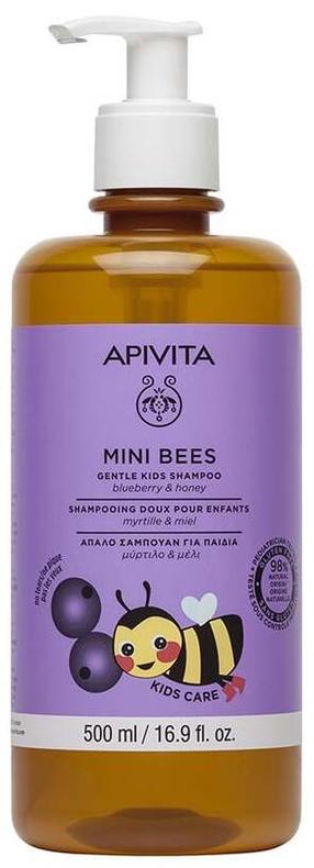 Beebišampoon Apivita Mini Bees, 500 ml