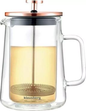 Kavinukas French Press Klausberg KB-7724, 0.6 l, skaidri sp./vario sp.
