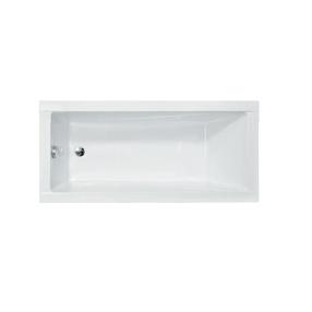 Vann, sisseehitatav Besco Modern, 140 cm x 70 cm x 55.5 cm, ristkülik, valge v.