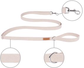 Šuns pavadėlis Amiplay Cotton Easy Fix, smėlio ruda sp., 1.6-3m x 2cm
