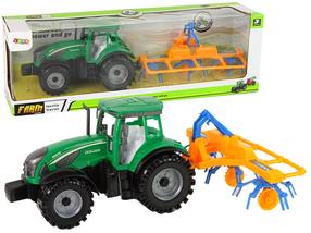 Mängutraktor Lean Toys Farm 14840, roheline v.