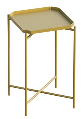 Kavos staliukas Kalune Design SHB-008-A, aukso sp., 46 cm x 46 cm x 56 cm
