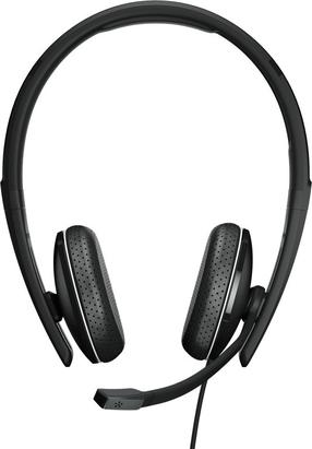 Vadu austiņas EPOS Adapt 165T USB-C II, melna krās.