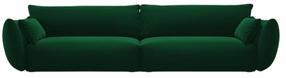 Sofa Cosmopolitan Design Matera Velvet Salvador 7, žalio stiklo sp., 110 x 248 cm x 85 cm