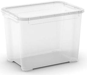 Daiktadėžė su dangčiu, daiktų saugojimo Curver T Box, 20 l, skaidri sp., 38 x 26.5 x 28.5 cm