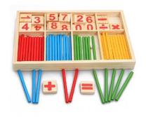 Edukacinis žaislas Set For Counting, įvairių spalvų
