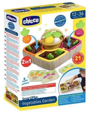 Arendav mäng Chicco Smart2Play Vegetables Garden, mitmevärviline