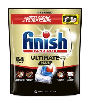 Nõudepesumasina tabletid Finish Ultimate Plus, 64 tk