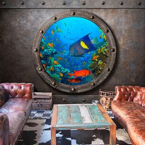 Fototapeet Artgeist Submarine Window 4XLNEW011267SAM, 280 cm x 392 cm