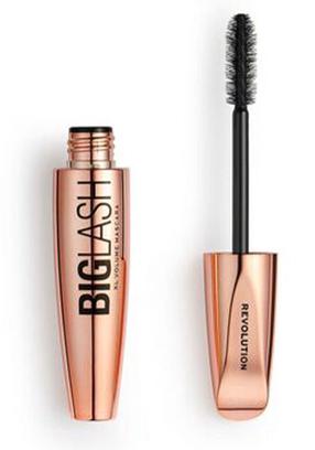 Skropstu tuša Makeup Revolution London Big Lash Volume, 8 g, melna krās.