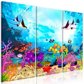 Reprodukcija Artgeist Underwater Fun, e-c-0064-b-e, 90 cm x 60 cm