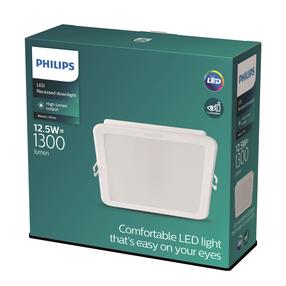 Šviestuvas įleidžiamas Philips Meson, 4000°K, LED, balta sp., 12.5 W