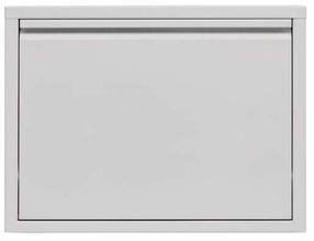 Batų spintelė Fly 1K, balta, 50 cm x 15 cm x 37 cm