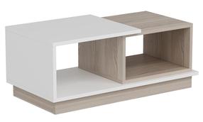 Журнальный столик Kalune Design Viyana, дубовый цв./белый цв., 90 см x 45 см x 36 см
