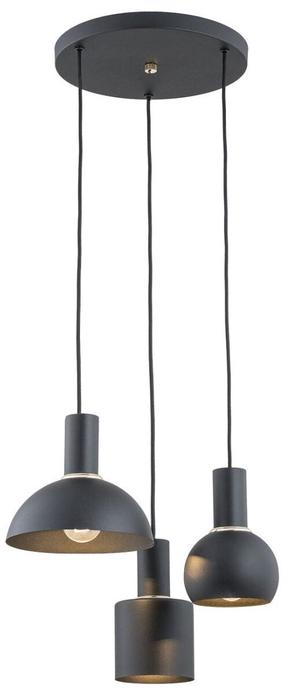 Valgusti rippuv Argon Sines 1472, E27, 3 x 15 W, must v. / must v.