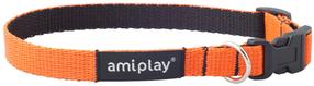 Antkaklis šunims Amiplay Twist, oranžinė sp., 350 - 500 mm x 20 mm, 35-50