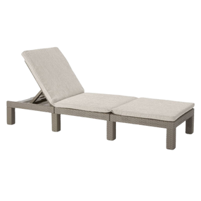 Lauko gultas Keter Jaipur, smėlio sp., 187.5 cm x 58.2 cm x 29 cm