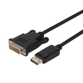 Провод Unitek Displayport / DVI Displayport, DVI, 1.8 м, черный цв.