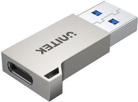 Vads Unitek USB 3.0 to USB-C A1034NI USB 3.0, USB Type-C, sudraba krās.