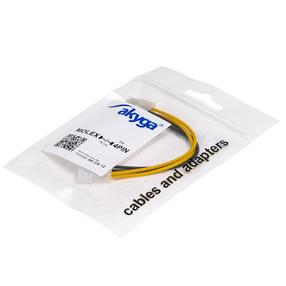 Адаптер Akyga AK-CA-12 P4, Molex, 0.15 м, многоцветный