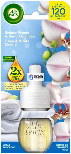 Elektriline õhuvärskendaja täiteaine Air Wick White Orchid, 0.019 l