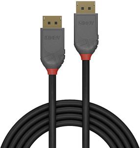 Vads Lindy Anthra Line 36482 Displayport, 2 m, melna krās.