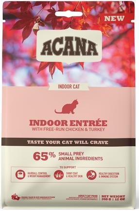 Sausas kačių maistas Acana Indoor Entree, vištiena/kalakutiena, 0.34 kg