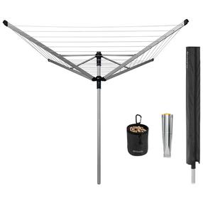Drabužių džiovykla Brabantia Lift-O-Matic Advance, 3.12 m, metalinė pilka sp.