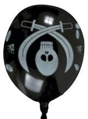 Balionas Viborg Pirate 80804H, juoda sp., 8 vnt.