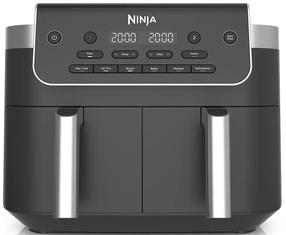 Aerogrils Ninja Foodi Dual Zone DZ801EU, melna krās., 2470 W, 7.6 l