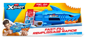 Rotaļlietu ūdens pistole XSHOT Shark 118195, 64.5 cm Zila krās.