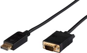 Laidas MicroConnect DisplayPort to VGA DisplayPort male, VGA Male, 3 m, juoda sp.