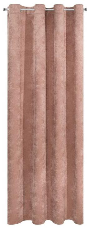 Naktinė užuolaida ZKIT-07, tamsiai rožinė sp., 140 cm x 250 cm