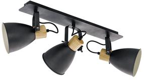 Lampa griesti Eglo Coswarth 99076, E27, 3 x 40 W, antracīta krās. / brūna krās.