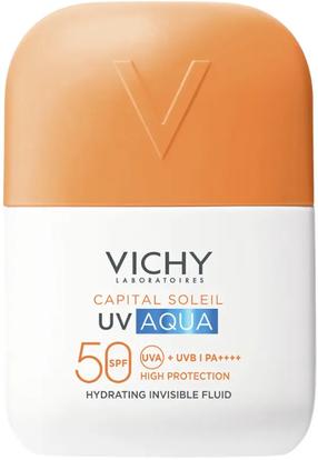 Päevituse hooldusvahend tooted näole Vichy Capital Soleil UV Aqua SPF50, 50 ml