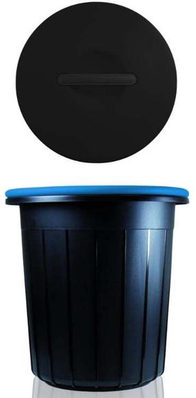 Prügikast Gio'Style Ecosolution 5760077, sinine v./tumehall v., 25 l, 39 cm x 37.5 cm