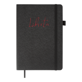 Užrašų knygelė Zibi Libreta, A5, juoda sp.