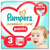 Sauskelnės-kelnaitės Pampers Pants Premium Care, 3 dydis, 6 - 11 kg, 48 vnt.